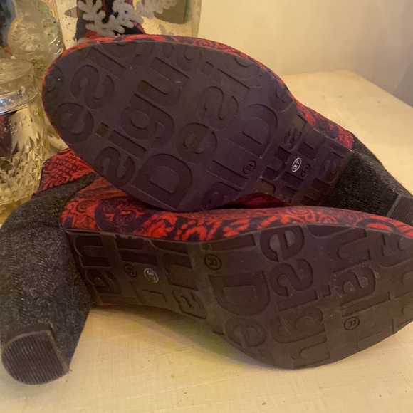 Desigual Pattern Heel Booties Size 37 US 6.5 - Picture 10 of 10